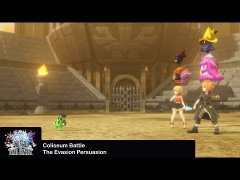 World Of Final Fantasy - The Evasion Persuasion Coliseum Battle Cactuar Conductor + Imprism