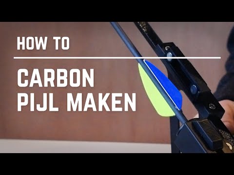 Hoe plak ik mijn Carbon Pijlen?