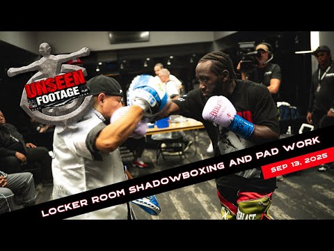 UNSEEN FOOTAGE | Terence Crawford Shadowboxing and Pad Work | Sep 13, 2025