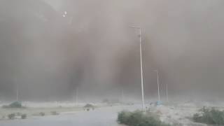 preview picture of video 'Insane sandstorm in Lahore'