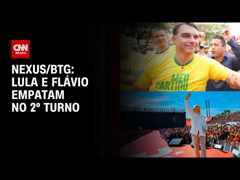 Eleitor hoje só presta atenção em Lula e Flávio; diz CEO da Nexus | BASTIDORES CNN