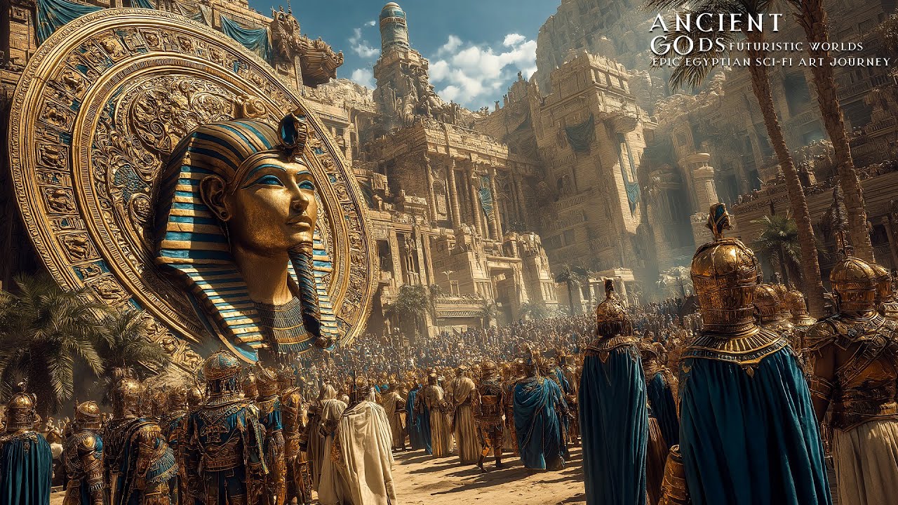 Ancient Gods, Futuristic Worlds | Epic Egyptian Sci-Fi Art Journey
