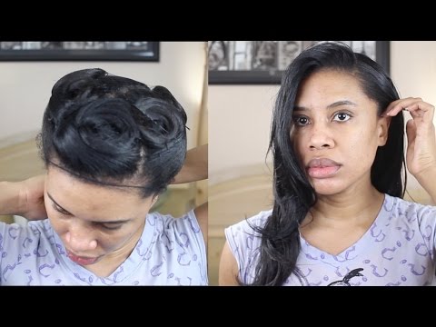 How to: Pin Curls on Long Hair