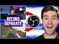 How To Record Gameplay Webcam Separately In OBS Studio