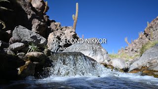 Video thumbnail for 90-SECOND NIKKOR | Episode 12 | NIKKOR Z 20mm f/1.8 S by Nikon Europe