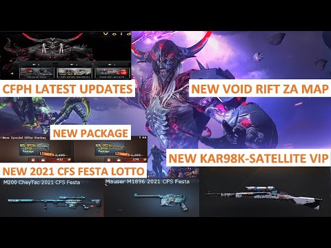 CROSSFIRE 3.0 PH LATEST UPDATES NEW VOID RIFT MAP, KAR98K-SATELLITE & 2021 CFS FESTA LOTTO