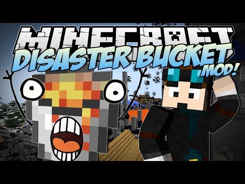 Minecraft | DISASTER BUCKET MOD! (The Most Destructive Bucket EVER!) | Mod Showcase