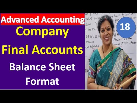 16 Company Final Accounts Introduction With Profit Loss Statement Format