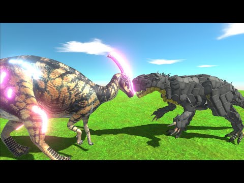 PARASAUROLOPHUS vs SCORPIOS REX - Animal Revolt Battle Simulator