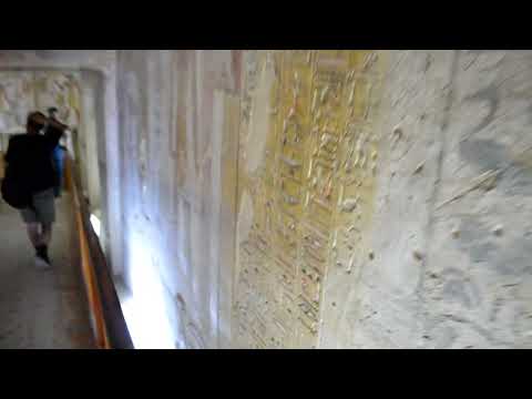 Entering the Double Tomb of Tausert-Setnakht (KV14) at Luxor