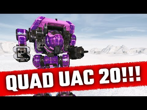 Quad Ultra AC20 Dire Wolf. Hell yeah! -  Mechwarrior Online Live Stream Highlight