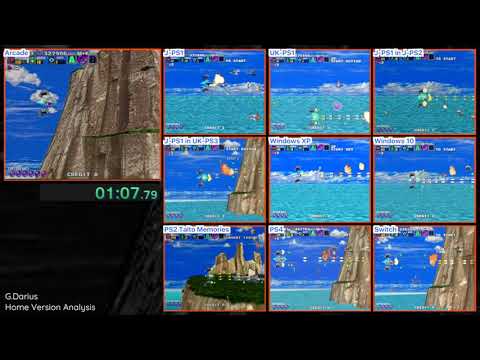 G.Darius - Home Version Comparisons & Data Analysis