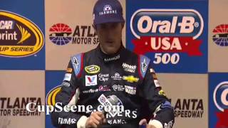NASCAR at Atlanta Motor Speedway Aug. 2014: Kasey Kahne post race