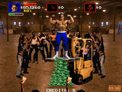 Pit-Fighter [Arcade] - BUZZ - 1CC - Difficulty Level: HARDEST