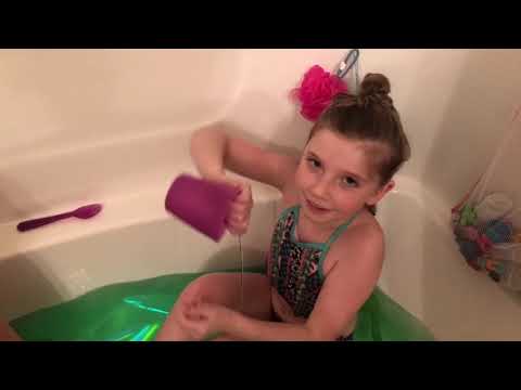 Ooze Slime Bath Challenge 