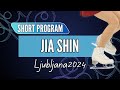 Jia SHIN 신지아 KOR Junior Women Short Program Ljubljana 2024