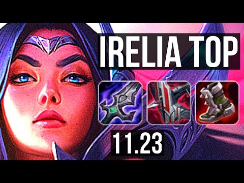 IRELIA vs JAYCE (TOP) | 6 solo kills, 12/2/0, 300+ games, Dominating | KR Master | 11.23