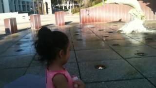 preview picture of video '2½ yrs. old Jasmine @ Cerritos Library premises, City of Cerritos, California...'