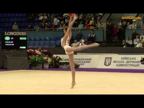 MAZUR Victoria (UKR) Ball - 2012 World Cup Kiev "Deriugina Cup" 2012-03-16 - HD1080 (МАЗУР Виктория)