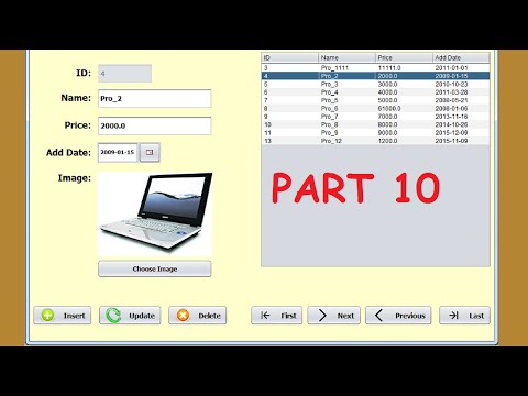 Java And Mysql Project Example - Simple Java And MySQL Database Program [With Source Code] P 10/11 Video