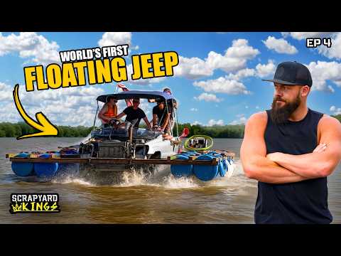 We Built a Floating Jeep Using Only Scrapyard Junk! Scrapyard Kings Episode 4