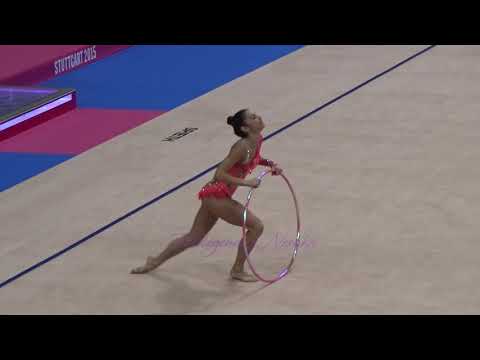 Victoria VEINBERG FILANOVSKY (ISR) hoop - 2015 Stuttgart worlds Qualifs