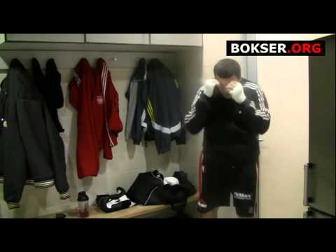 Yan Sudzilouski - przygotowania do występu w meczu WSB