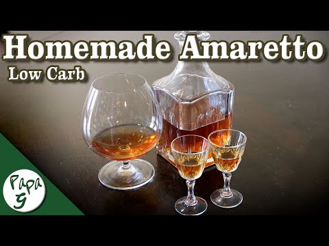 How To Make Amaretto – Homemade Amaretto – Low Carb Keto Recipe