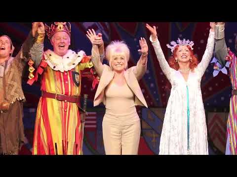 Trailer montage with French taunters, killer rabbit tease, and confetti-strewn finale tableau
