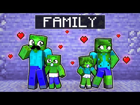 Ethobot's Zombie Family in Minecraft?!