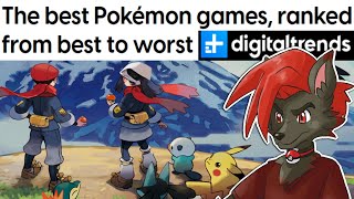 Digitaltrends Best Pokemon Games Ranked REACTION! by Verlisify