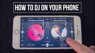 HOW TO DJ ON YOUR iPHONE - IN DEPTH BEGINNER DJ LESSON