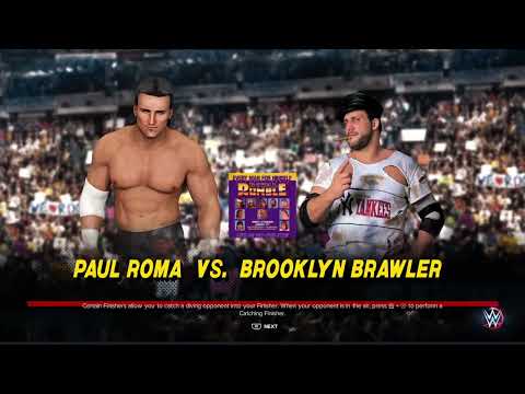 WWF ROYAL RUMBLE 1990- Paul Roma vs Brooklyn Brawler (Match 1)