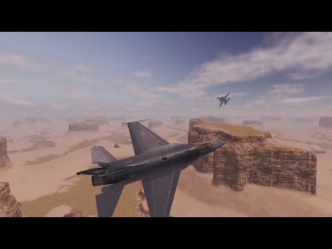 American Turn Fighters | F-16A ADF Vs F-14A Tomcat | Dogfight | Wings Of Glory