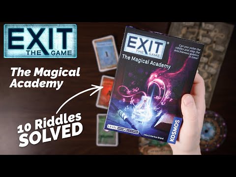Exit The Game | The Magical Academy | Playthrough | Escape Room Solution