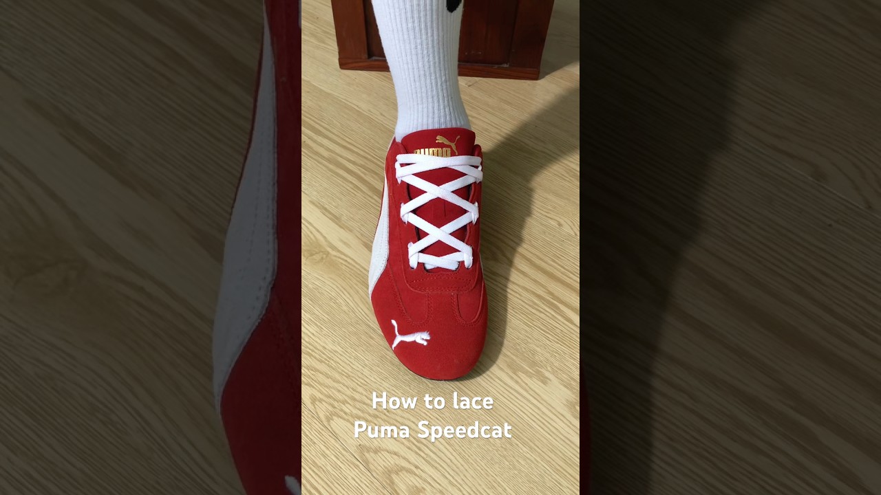 How to lace Puma Speedcat #sneakers #shoes #puma