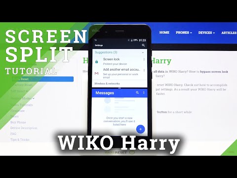 How to Open Apps in Split Screen View on Wiko Harry – Divide Display