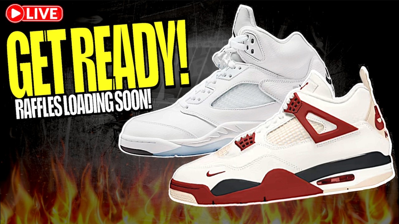 GET READY! NIGEL BRICK AFTER BRICK JORDAN 4 RAFFLE SOON! & MORE SNKRS DROPS