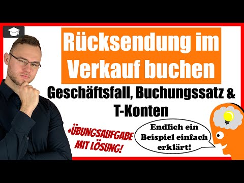 Rücksendung im Verkauf buchen Beispiel einfach erklärt - BwR
