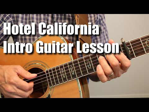 Hotel California Introduction Guitar Lesson Tutorial