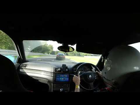Oulton Park Track Day BMW e46 M3 Crash. | SC M3 + race wets vs NA M3 + cheap semis = no contest