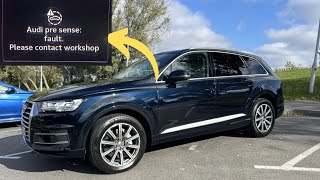 “Audi Pre Sense Fault” warning – Reasons