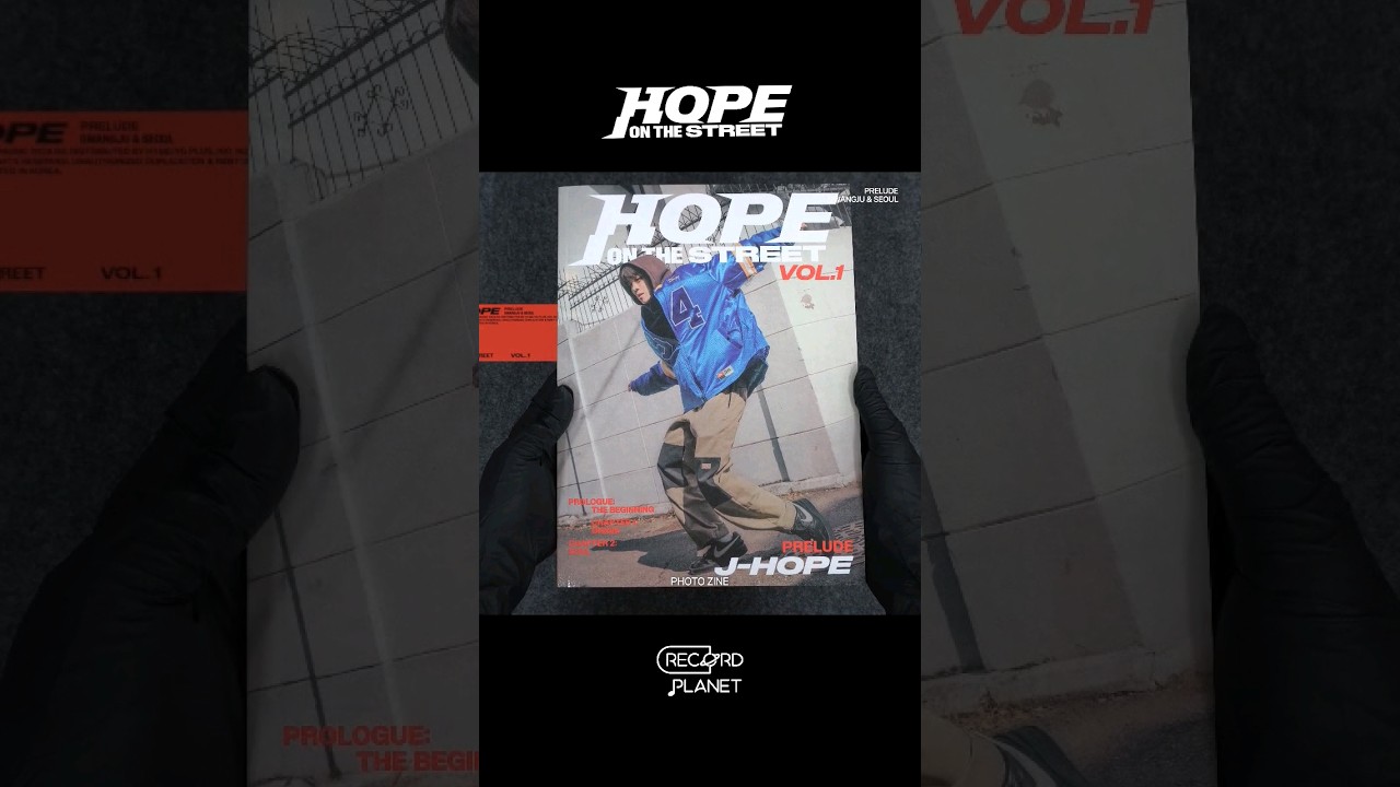J-HOPE [HOPE ON THE STREET VOL.1] UNBOXING VIDEO #JHOPE #BTS #HOPEONTHESTREET #KPOP