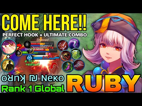 Come Here! Lady Zombie Ruby War Axe Build! - Top 1 Global Ruby by oᴚnʞ ₪ ɴeĸo - MLBB