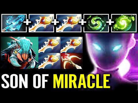 WTF Son Of Miracle! Trident SPECTRE 2x_Rapier 2x_Refresher vs 3x_Rapier Weaver Epic Top Rank Dota 2