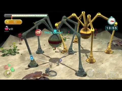 Pikmin 3 Deluxe Hack - Fighting Beady, Shaggy, and Speedy Long Legs [ESOS Arachnorbs]