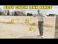 How To Build Chain Link Fence The Easy Way