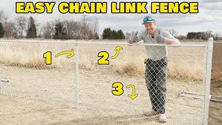 How To Install Chain Link Fence The Easy Way