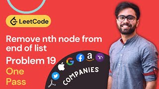 YouTube video 'Remove nth node from end of list ( LeetCode 19 Java )'