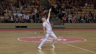 preview picture of video 'Yann GARRIC - Champion de France Masculin Benjamin N1 2014 de Twirling Bâton'